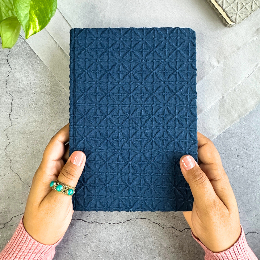 Blue - Jaali - Handmade Journal