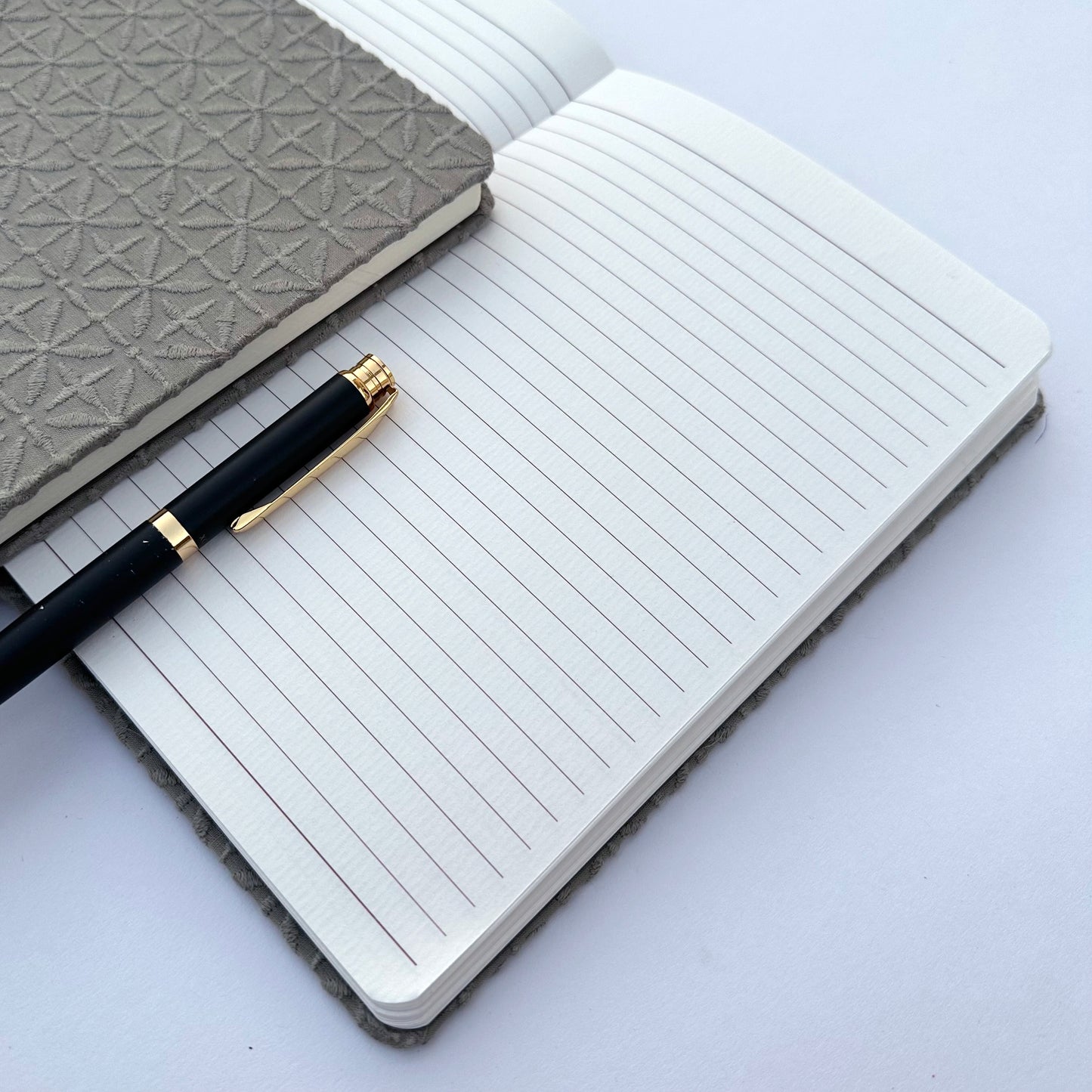 Grey - Jaali - Handmade Journal