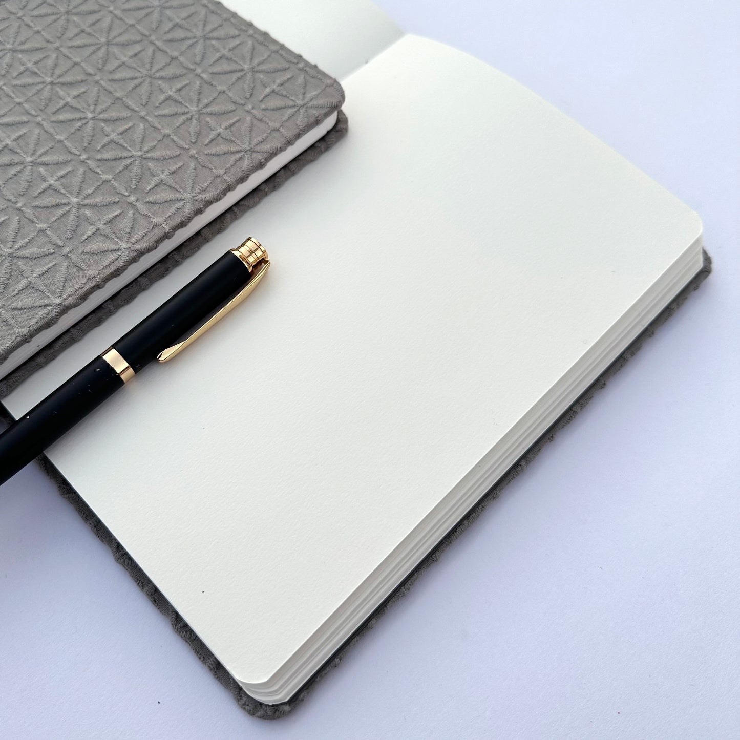 Grey - Jaali - Handmade Journal