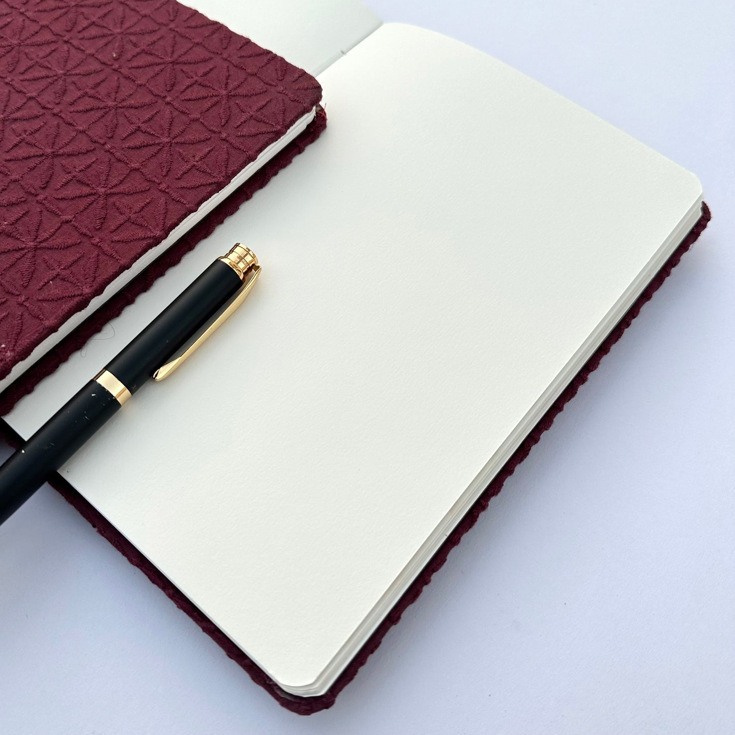 Maroon - Jaali - Handmade Journal