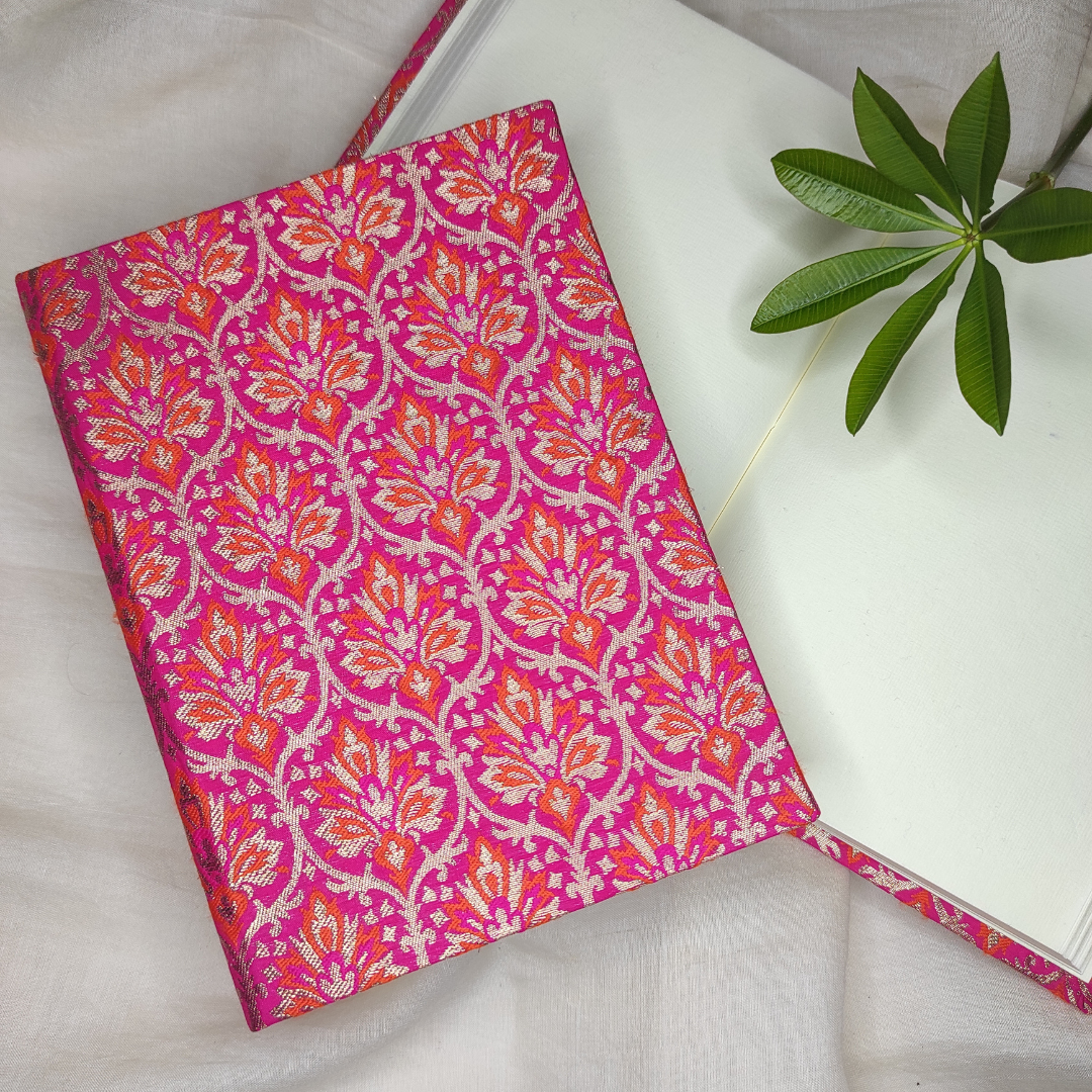 Handmade Journal - Magenta - Silk Route Collection